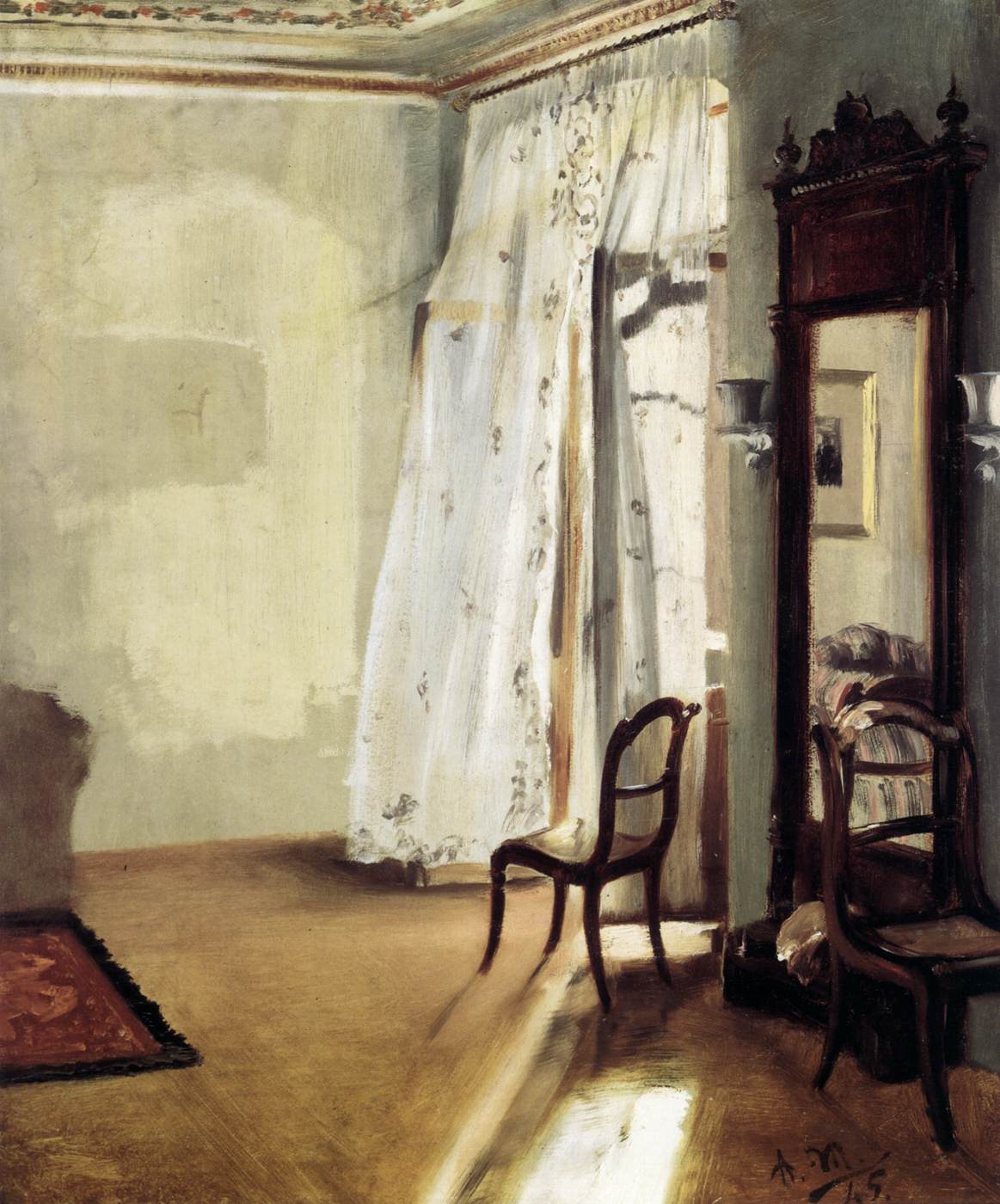 The French Window by MENZEL, Adolph von