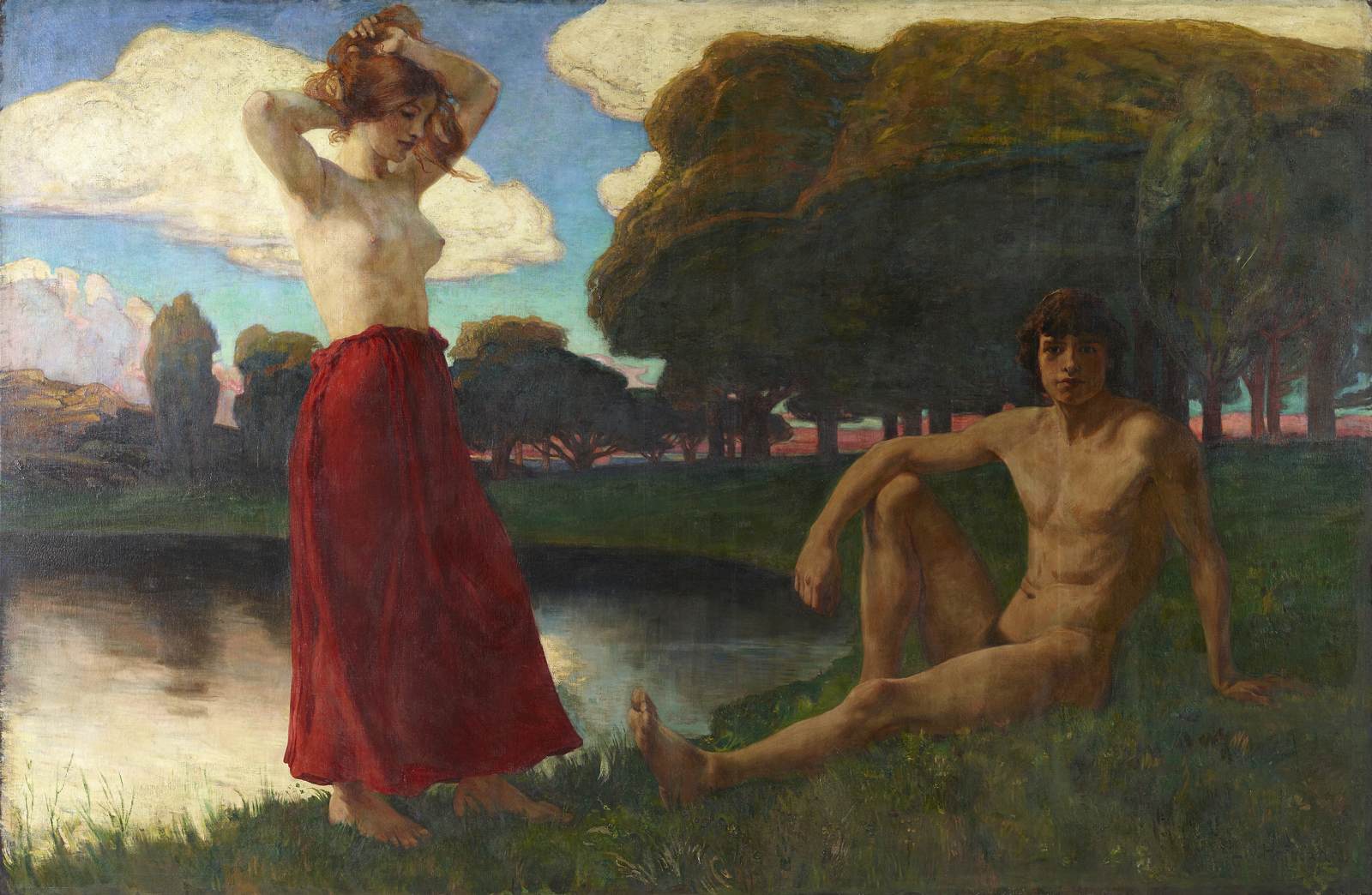 Idyll by HOFMANN, Ludwig von