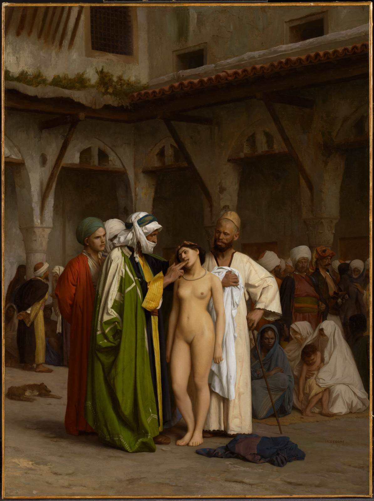 Slave Market by GÉRÔME, Jean-Léon