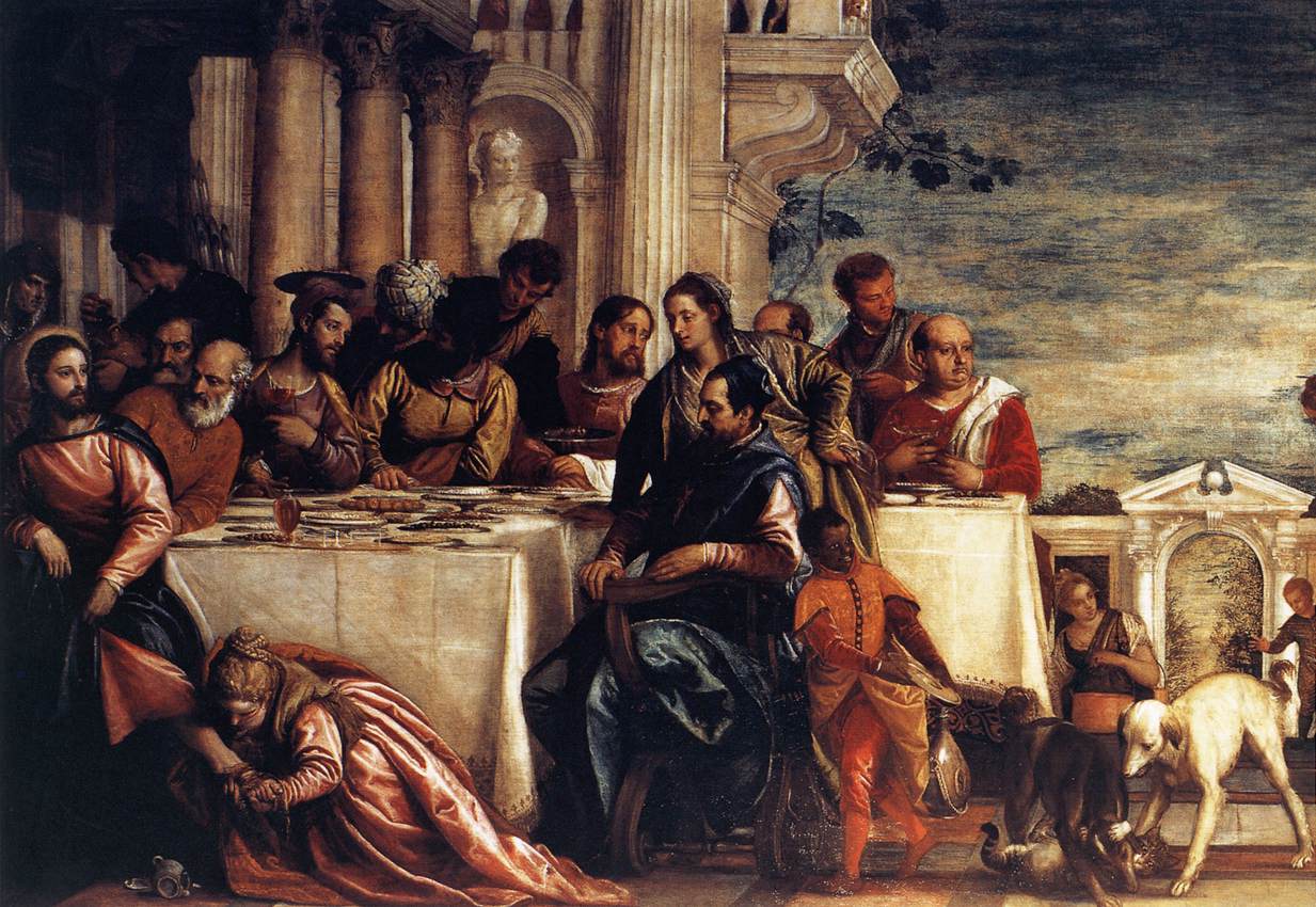 Feast at the House of Simon (detail) by