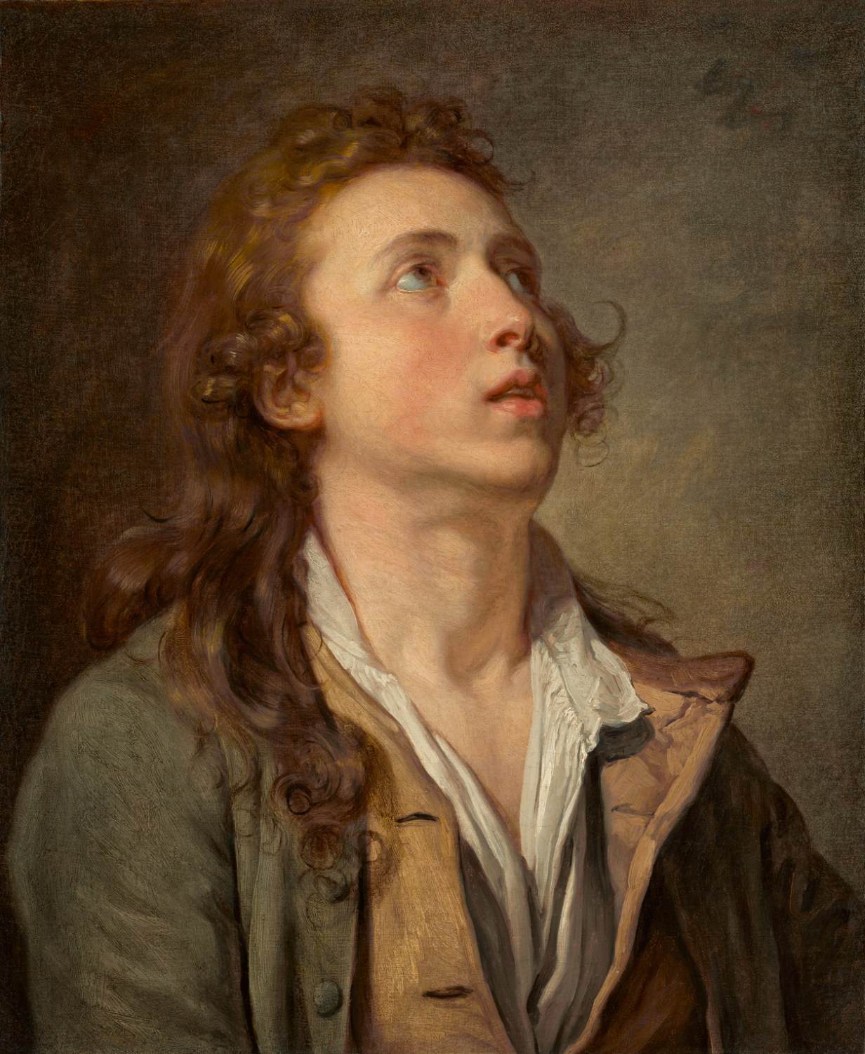 Study of a Young Man by GREUZE, Jean-Baptiste