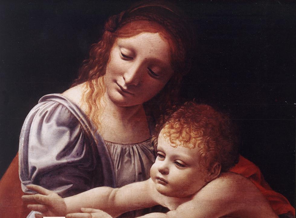 The Virgin and Child (detail) by