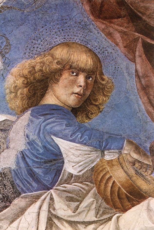 Music-making Angel by MELOZZO DA FORLI