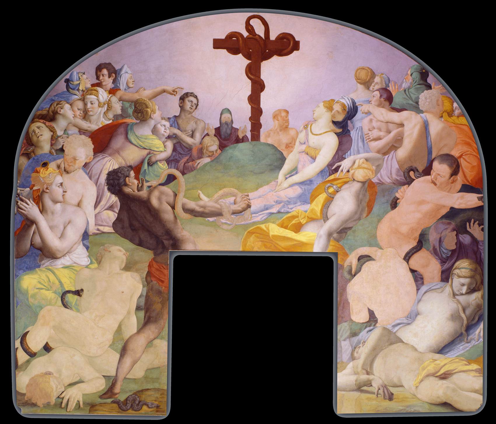 Miracle of the Brazen Serpent by BRONZINO, Agnolo