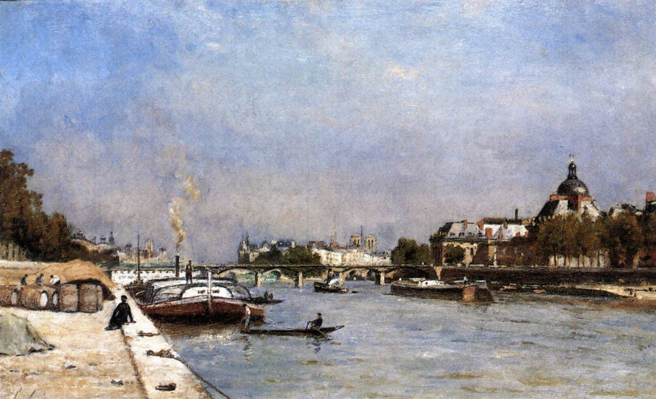 Pont des Arts, Paris by LÉPINE, Stanislas