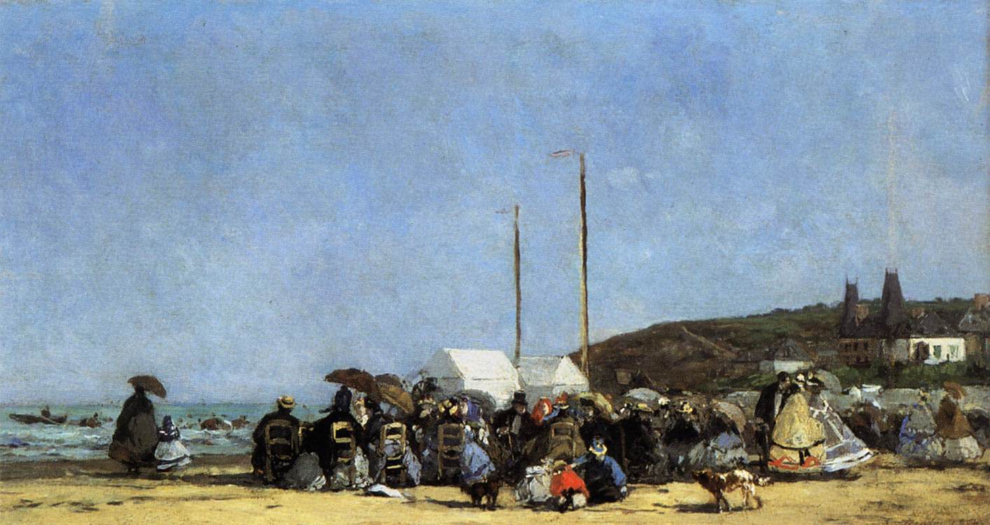 Beach Scene, Trouville by