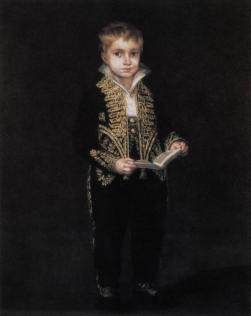 Portrait of Victor Guye by GOYA Y LUCIENTES, Francisco de