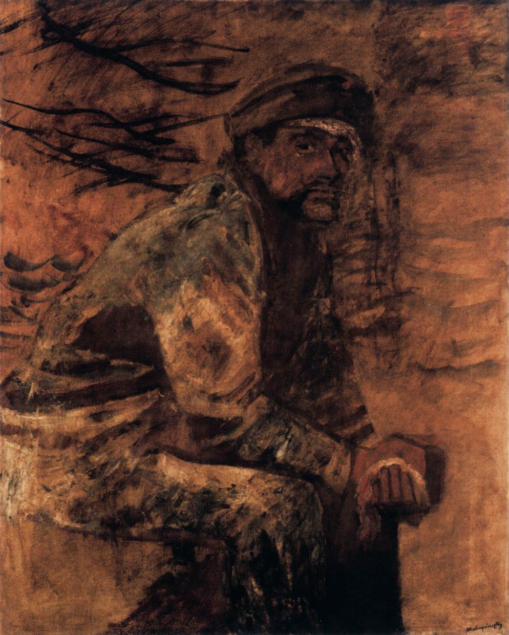 Wounded Soldier by MEDNYÁNSZKY, László