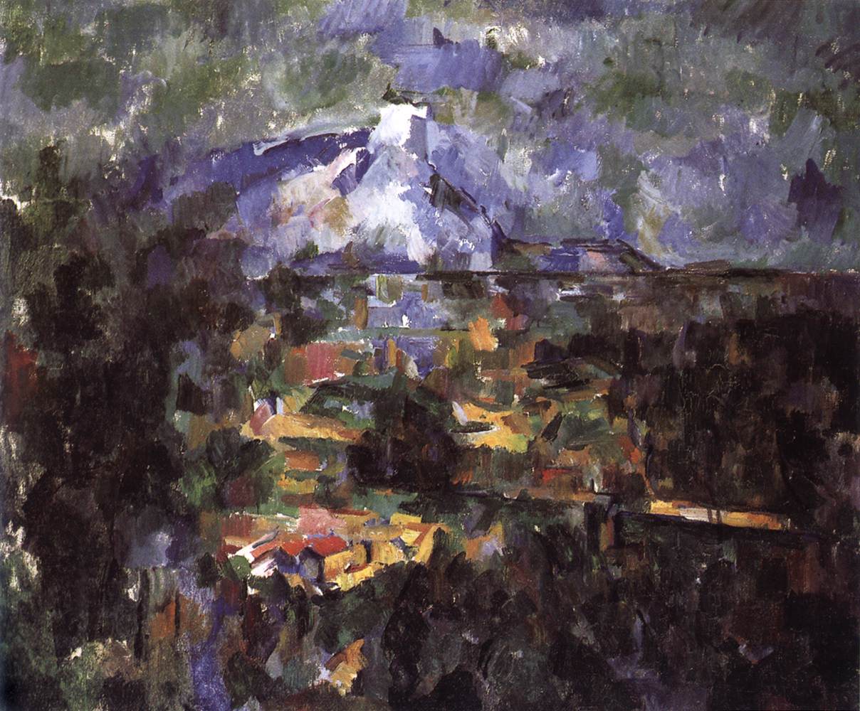 Mont Sainte-Victoire Seen from Les Lauves by CÉZANNE, Paul