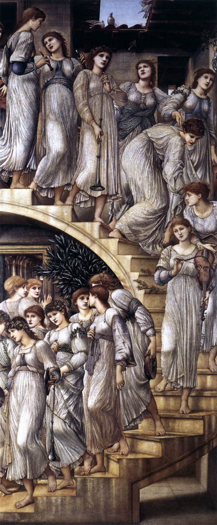 The Golden Stairs by BURNE-JONES, Edward