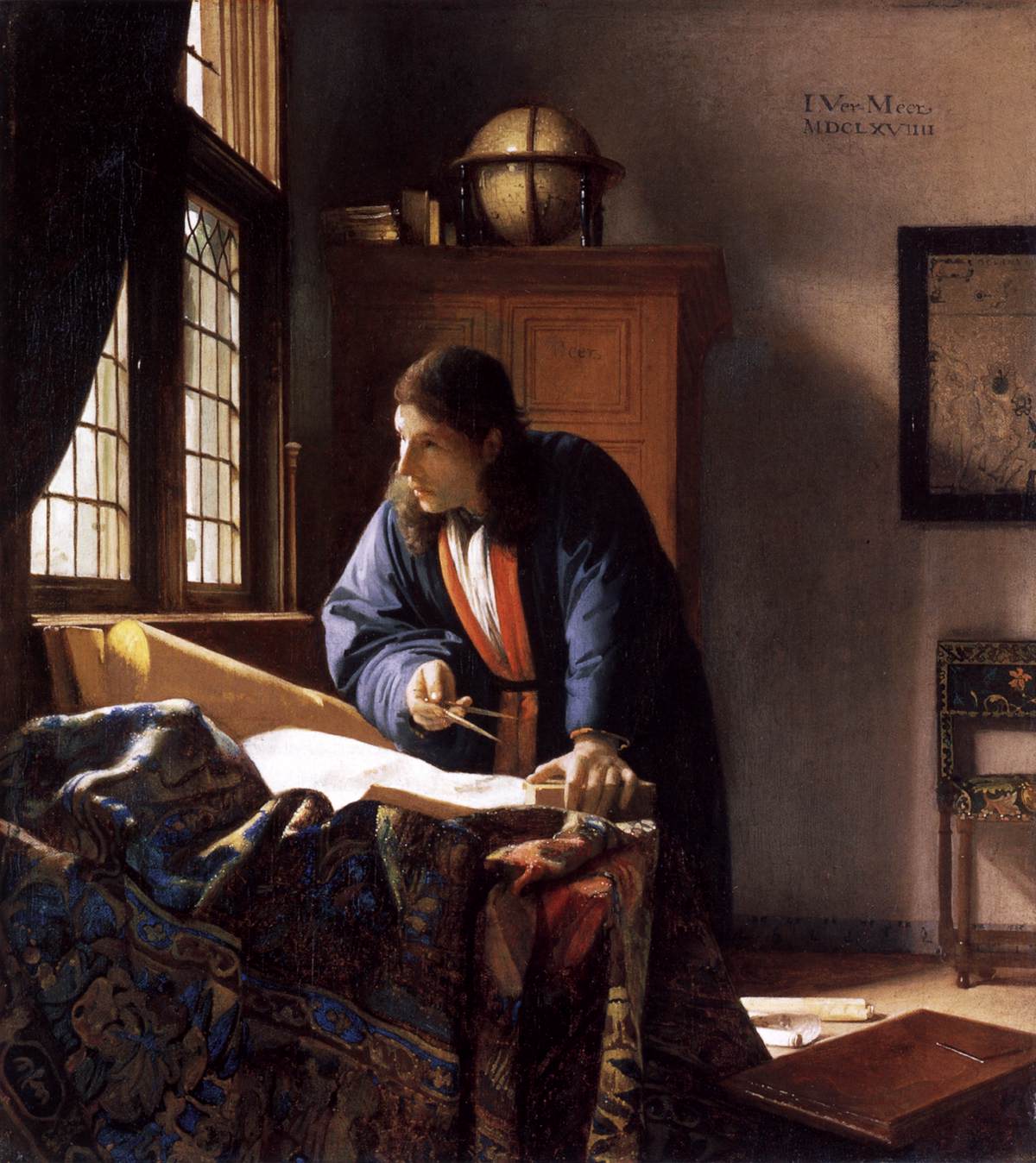 The Geographer by VERMEER, Johannes