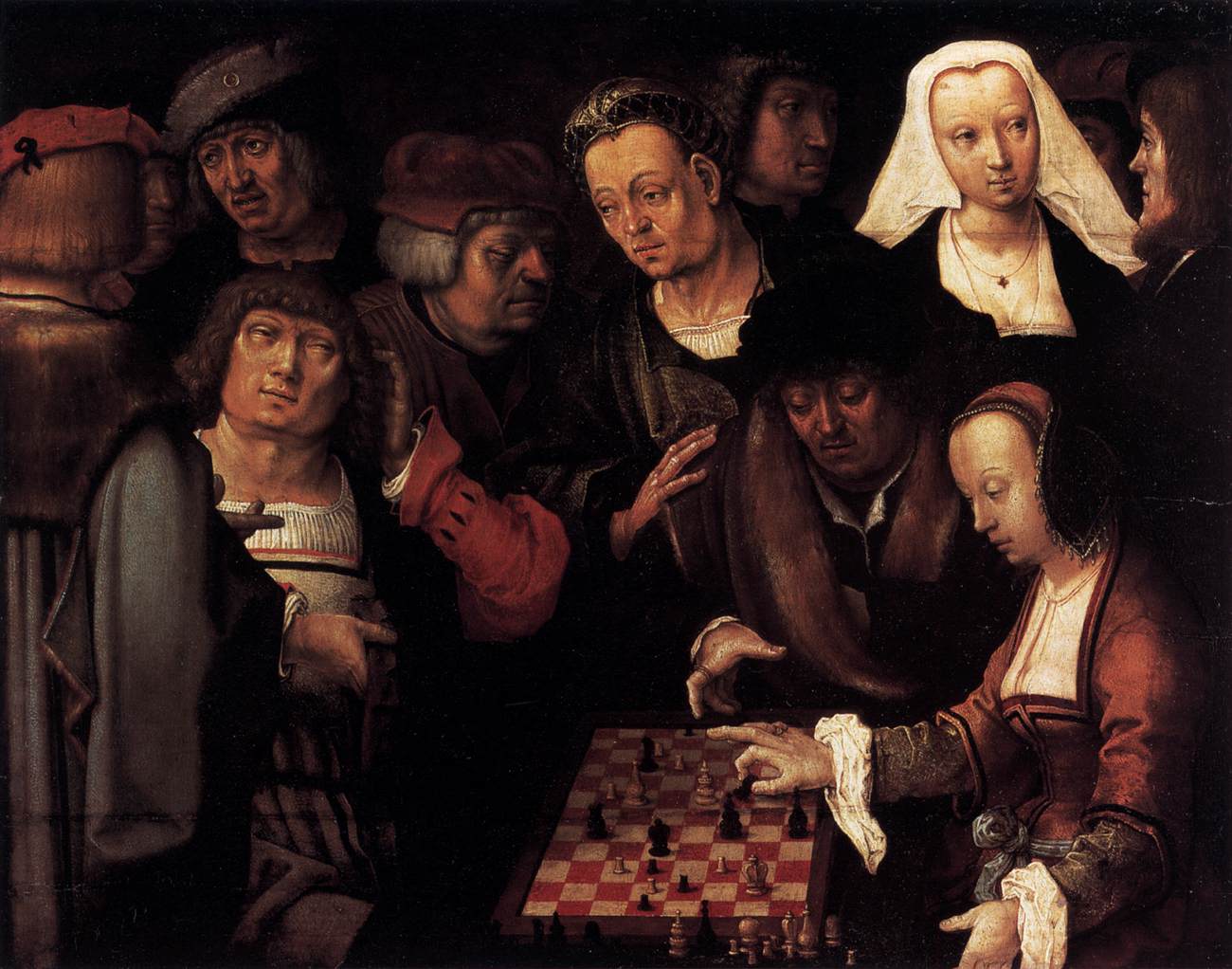 The Game of Chess by LEYDEN, Lucas van