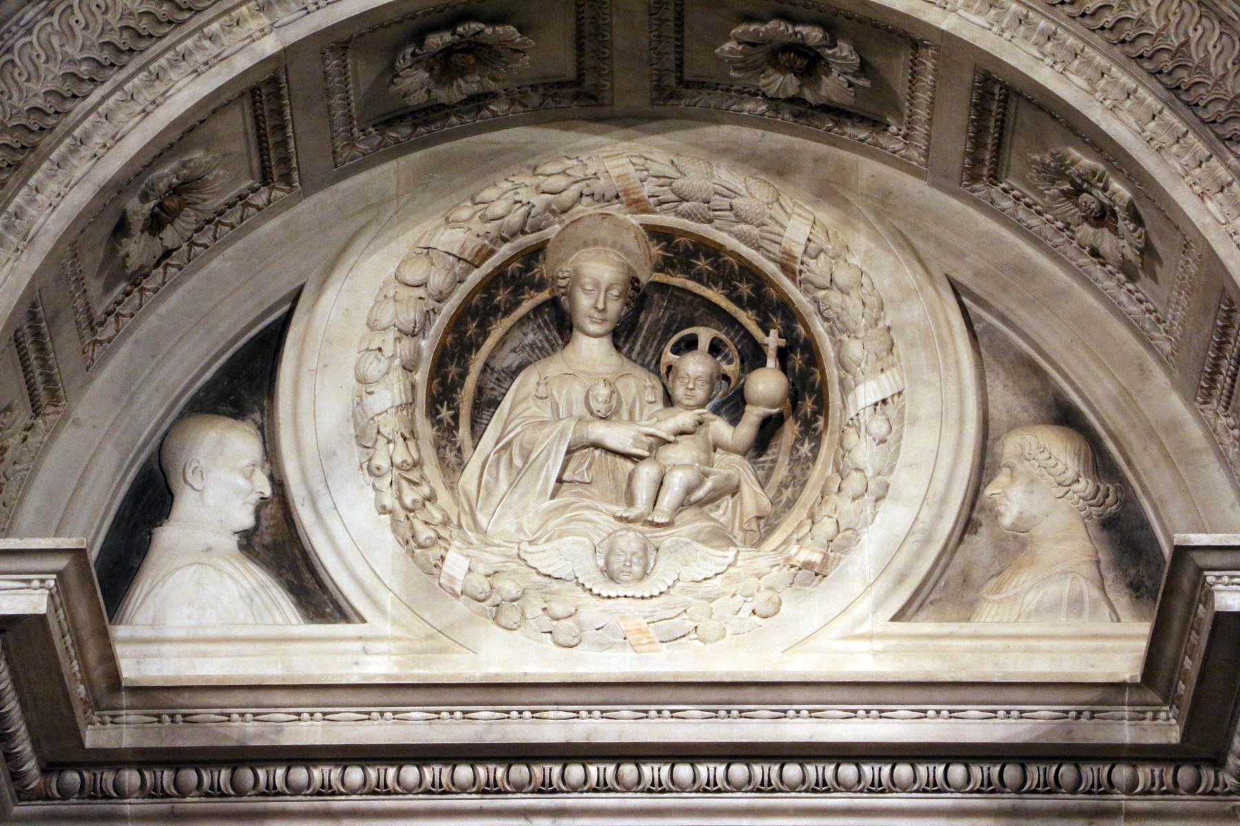 Tomb of Pietro da Noceto (detail) by