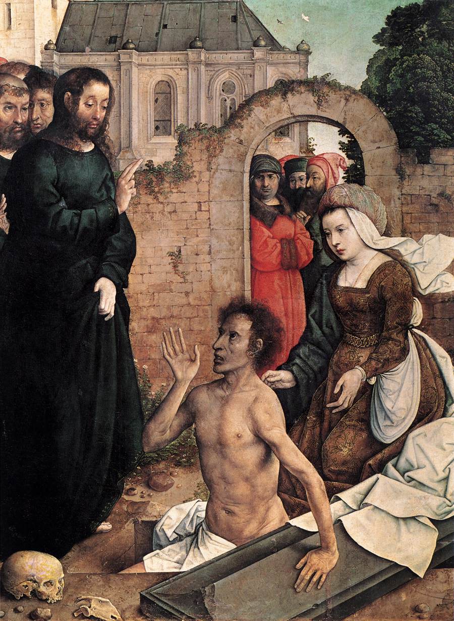 The Raising of Lazarus by JUAN DE FLANDES