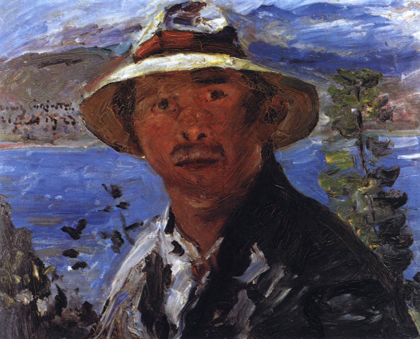 Self-Portrait in a Straw Hat by