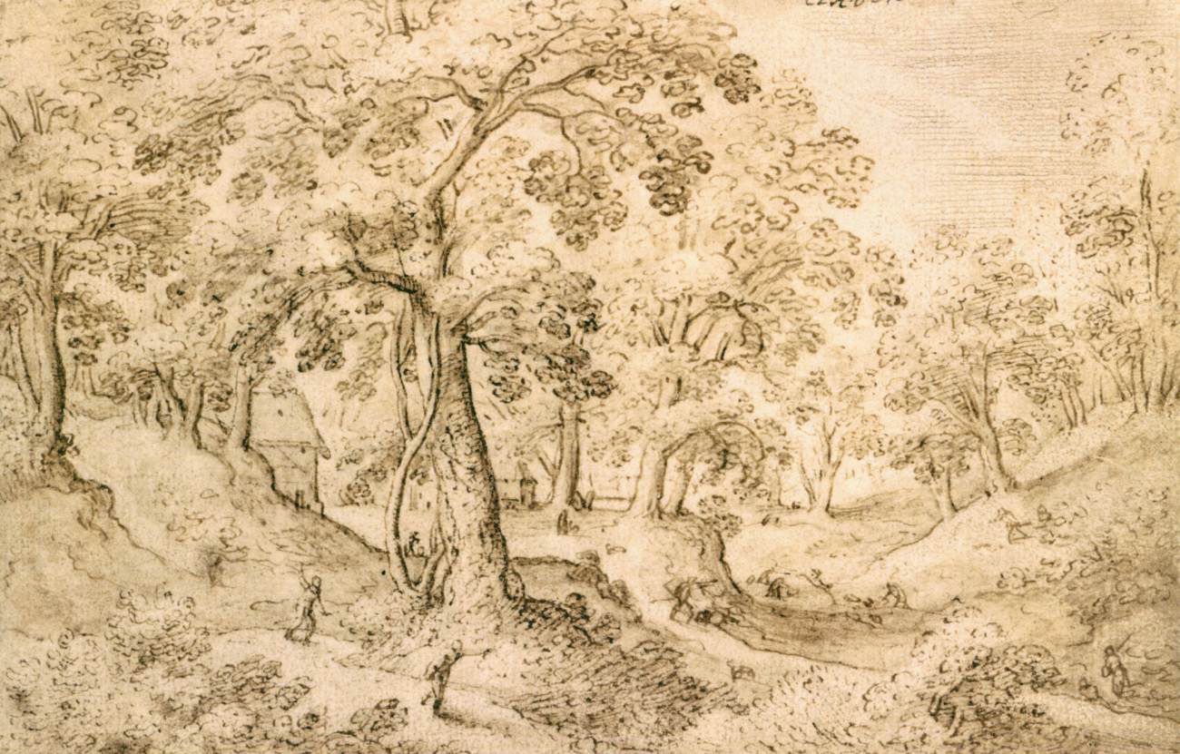 Landscape with Huntsmen by BOL, Hans