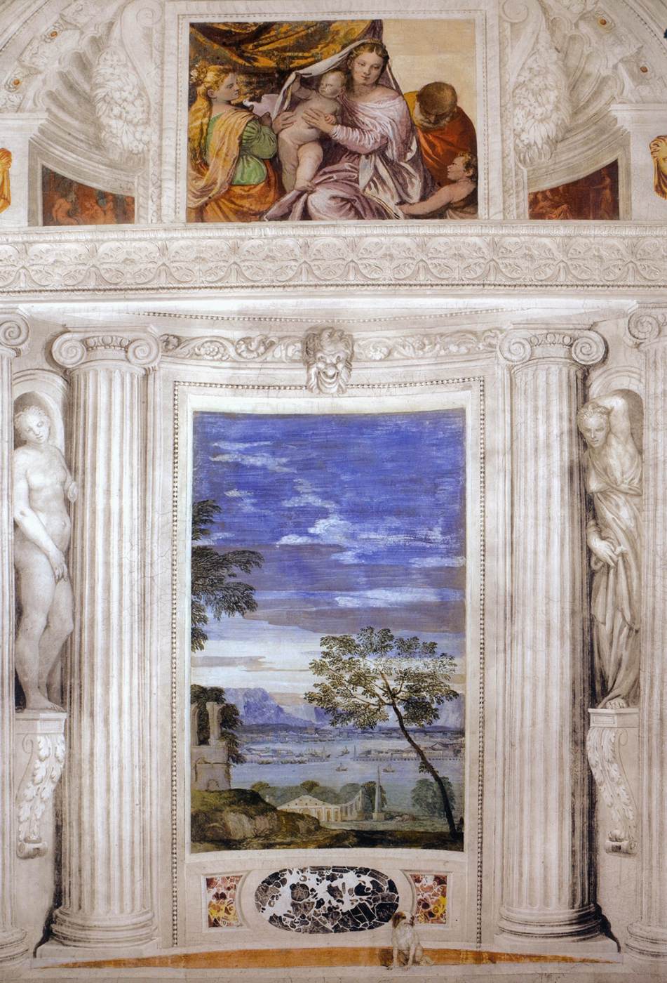 End wall of the Stanza del Cane byVERONESE, Paolo