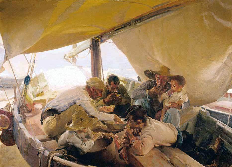 Eating on the Boat by SOROLLA Y BASTIDA, Joaquín