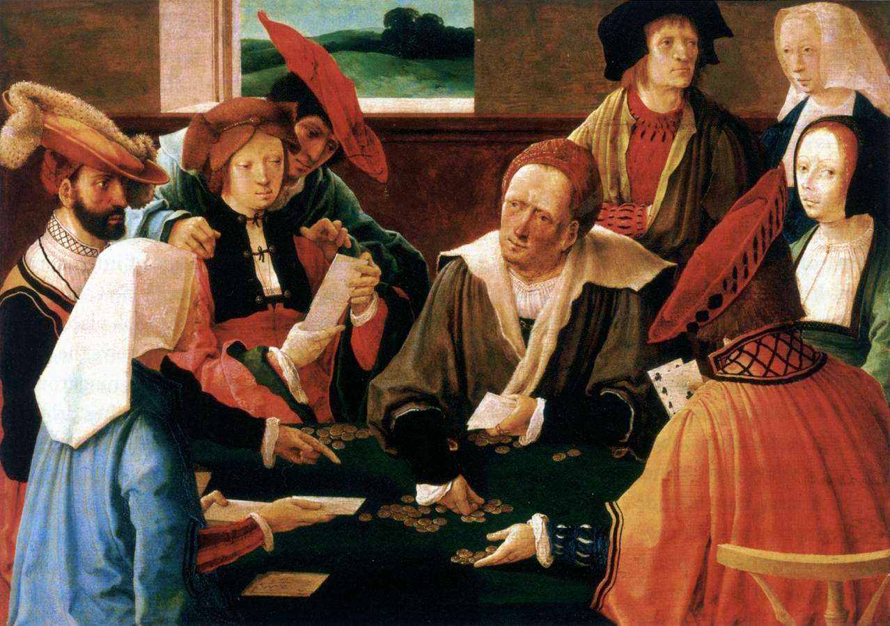 Card Players by LEYDEN, Lucas van