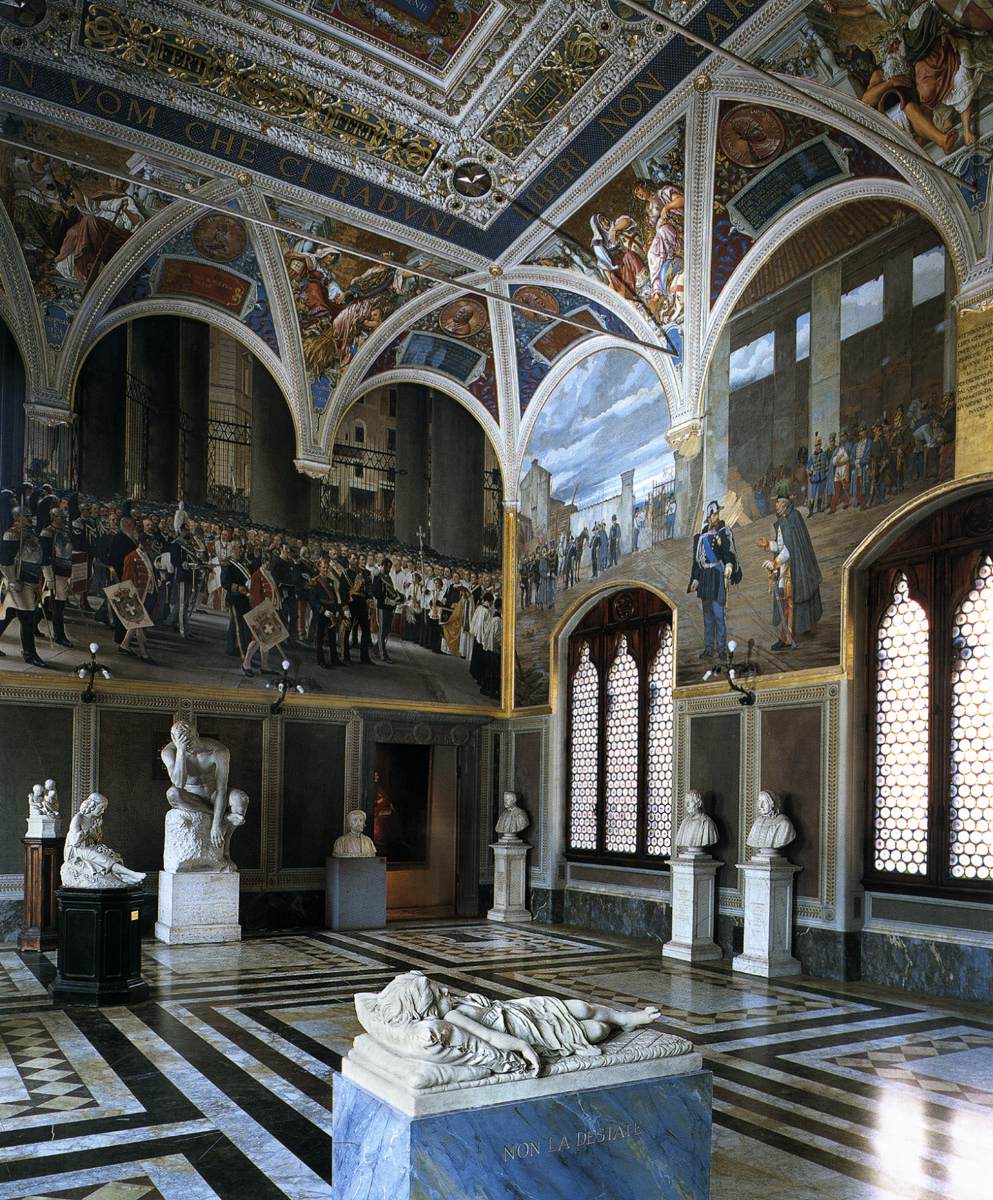 Decoration of the Sala del Risorgimento by MACCARI, Cesare