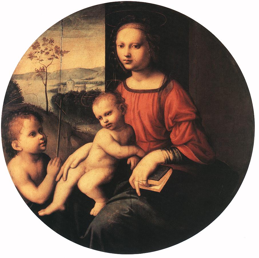 Virgin and Child with the Infant St John the Baptist by BUGIARDINI, Giuliano