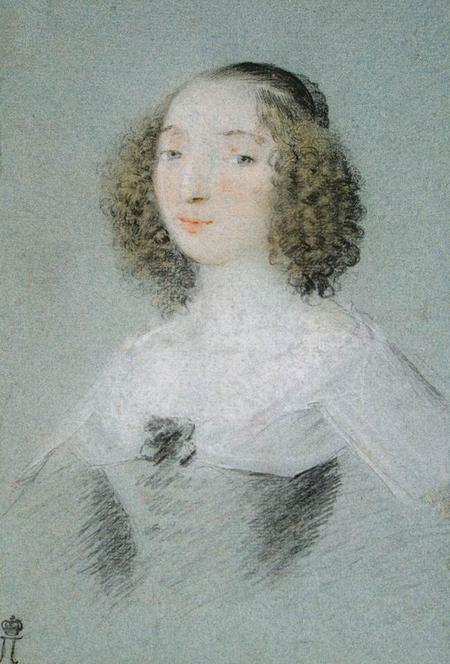 Portrait of Henriette-Marie de Buade-Frontenac by MELLAN, Claude