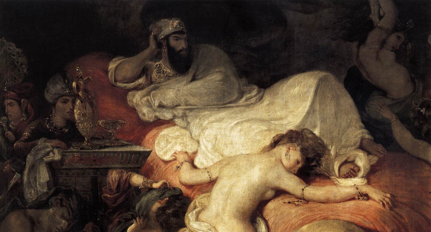 The Death of Sardanapalus (detail) by DELACROIX, Eugène