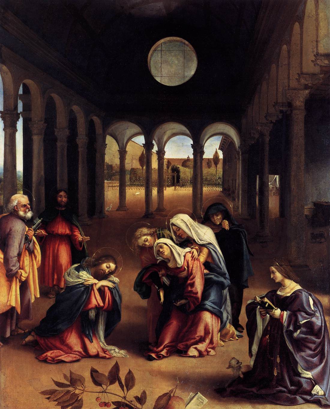 Christ Taking Leave of his Mother by LOTTO, Lorenzo