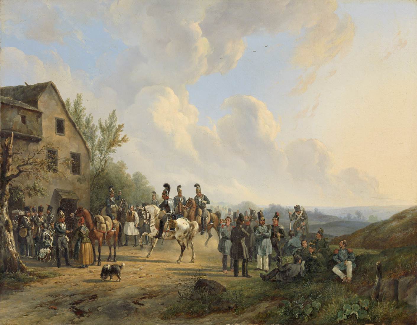 Scene from the Ten Days' Campaign by VERSCHUUR, Wouter