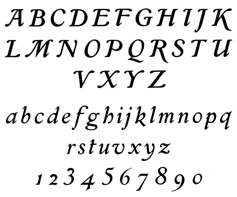 Grasset italic by GRASSET, Eugène-Samuel