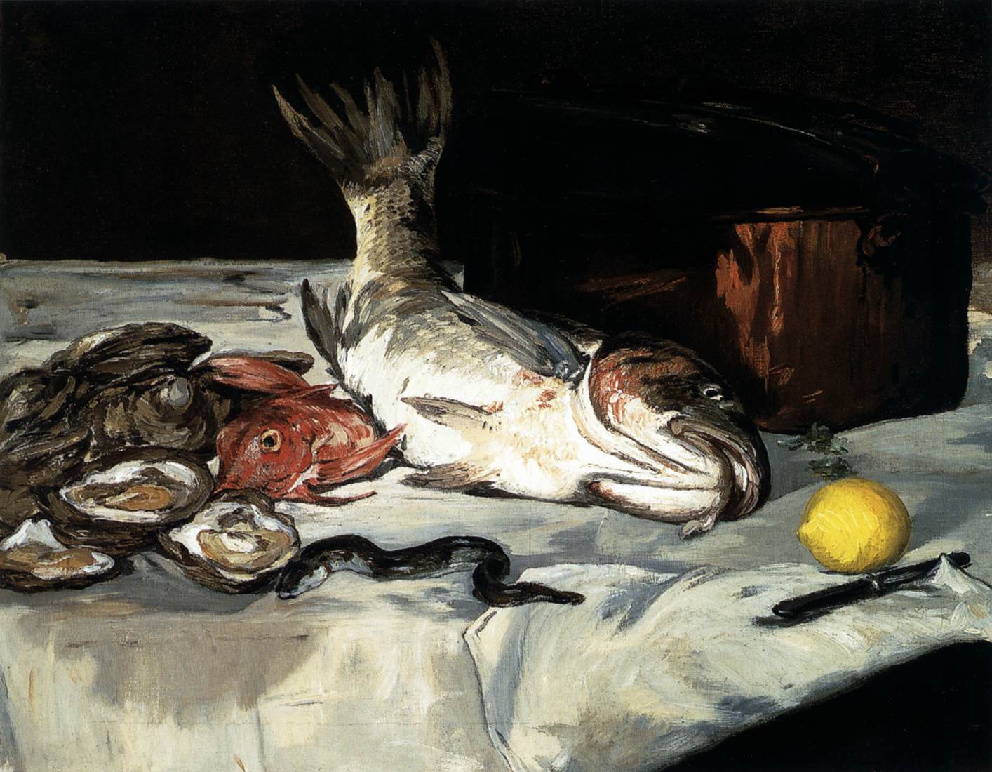 Still-Life with Fish by MANET, Edouard