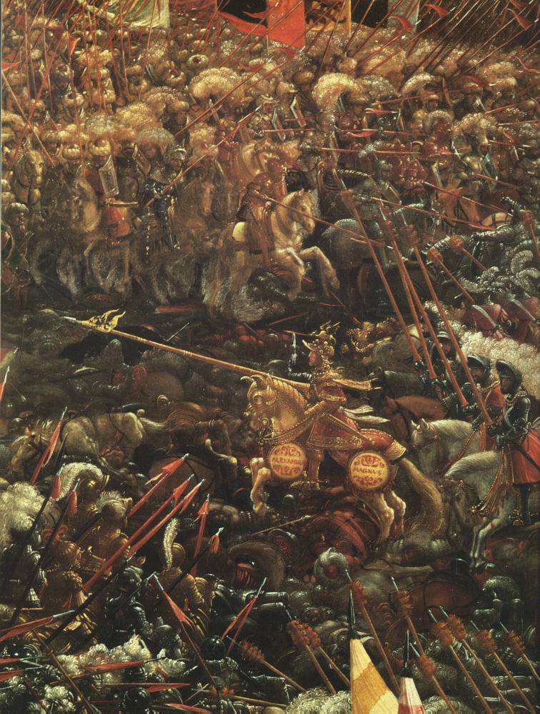 The Battle of Alexander (detail) by