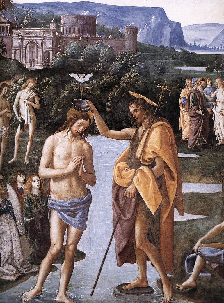 Baptism of Christ (detail) by