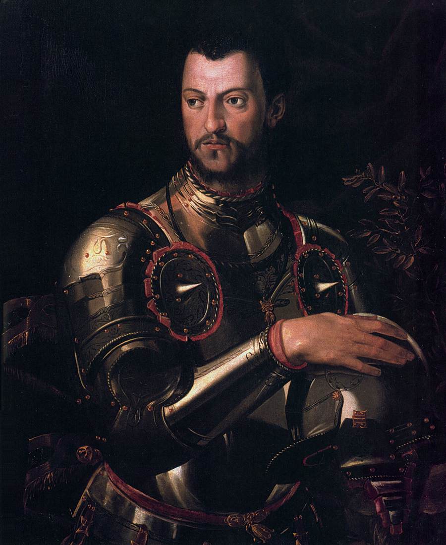 Cosimo I de' Medici in Armour by BRONZINO, Agnolo