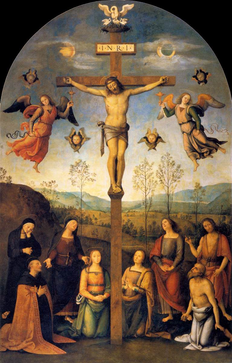 Crucifixion by PERUGINO, Pietro