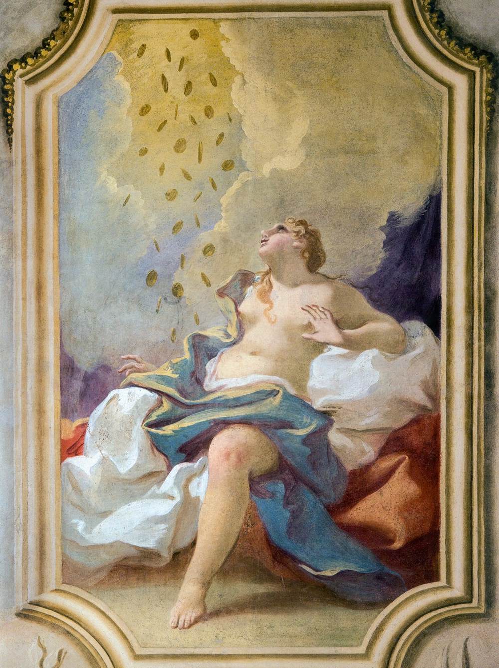 Danaë and the Shower of Gold by PELLEGRINI, Giovanni Antonio