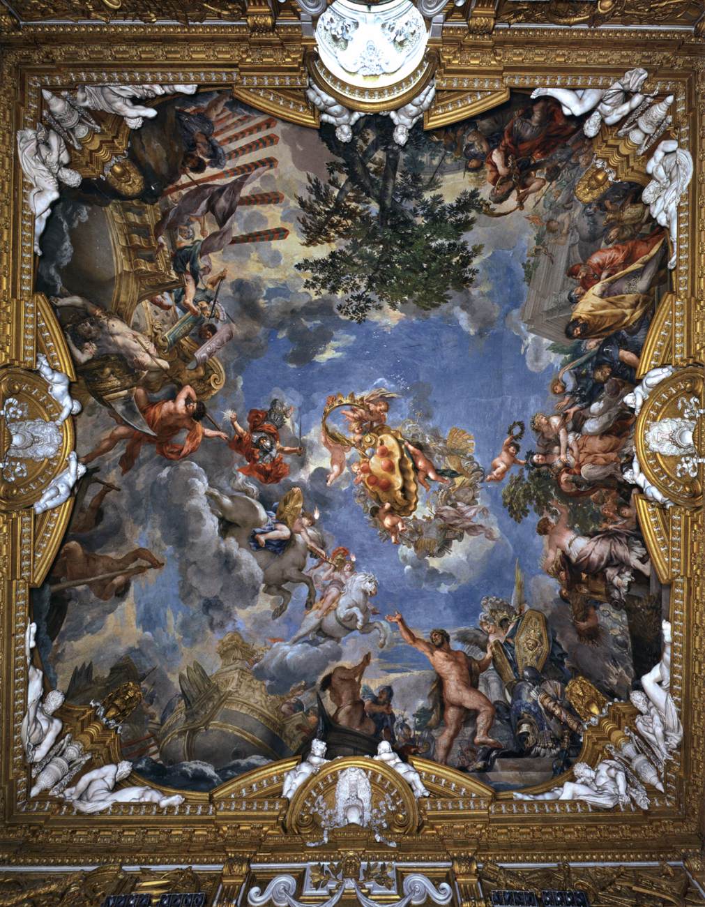 Ceiling painting by