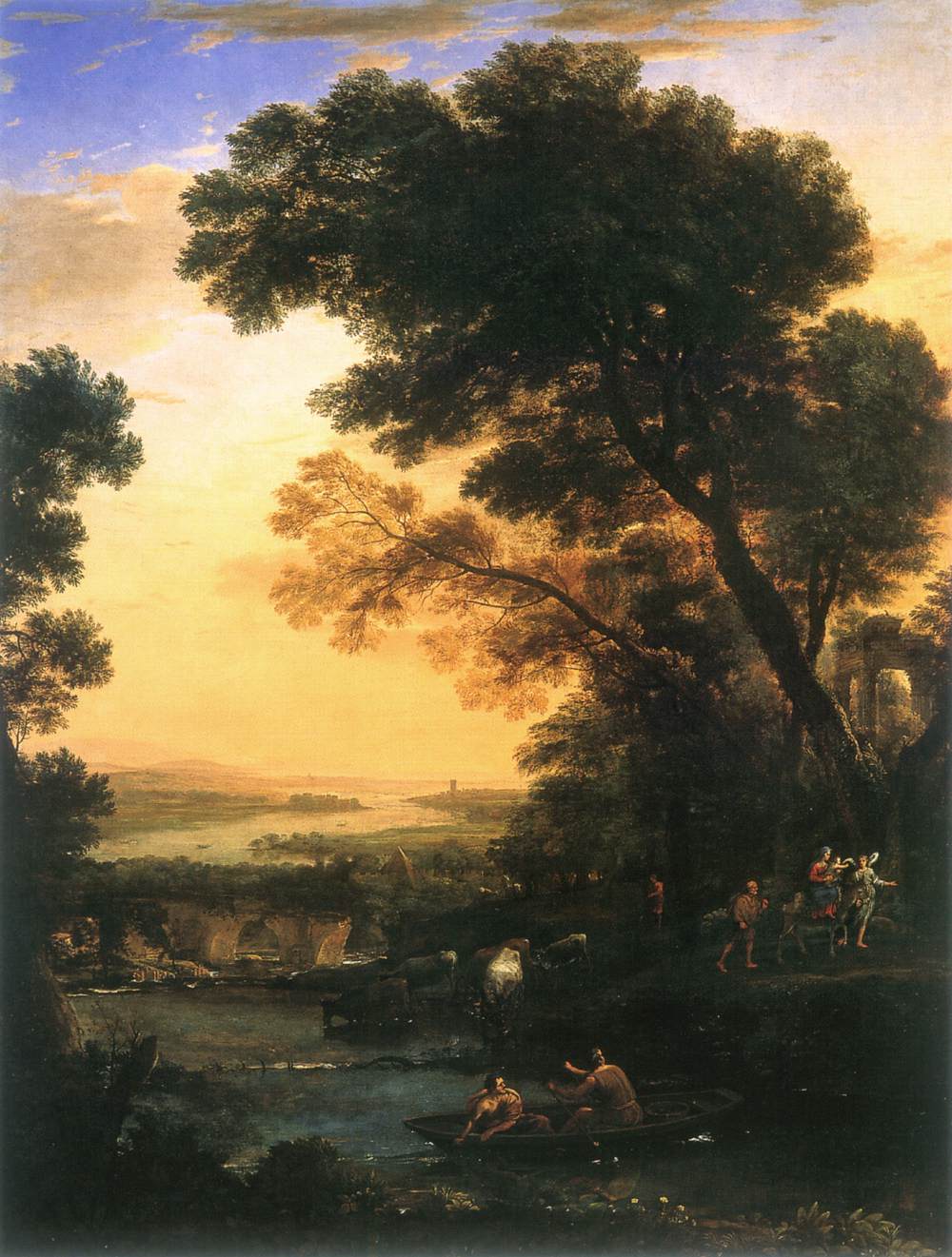 Ideal Landscape with the Flight into Egypt by