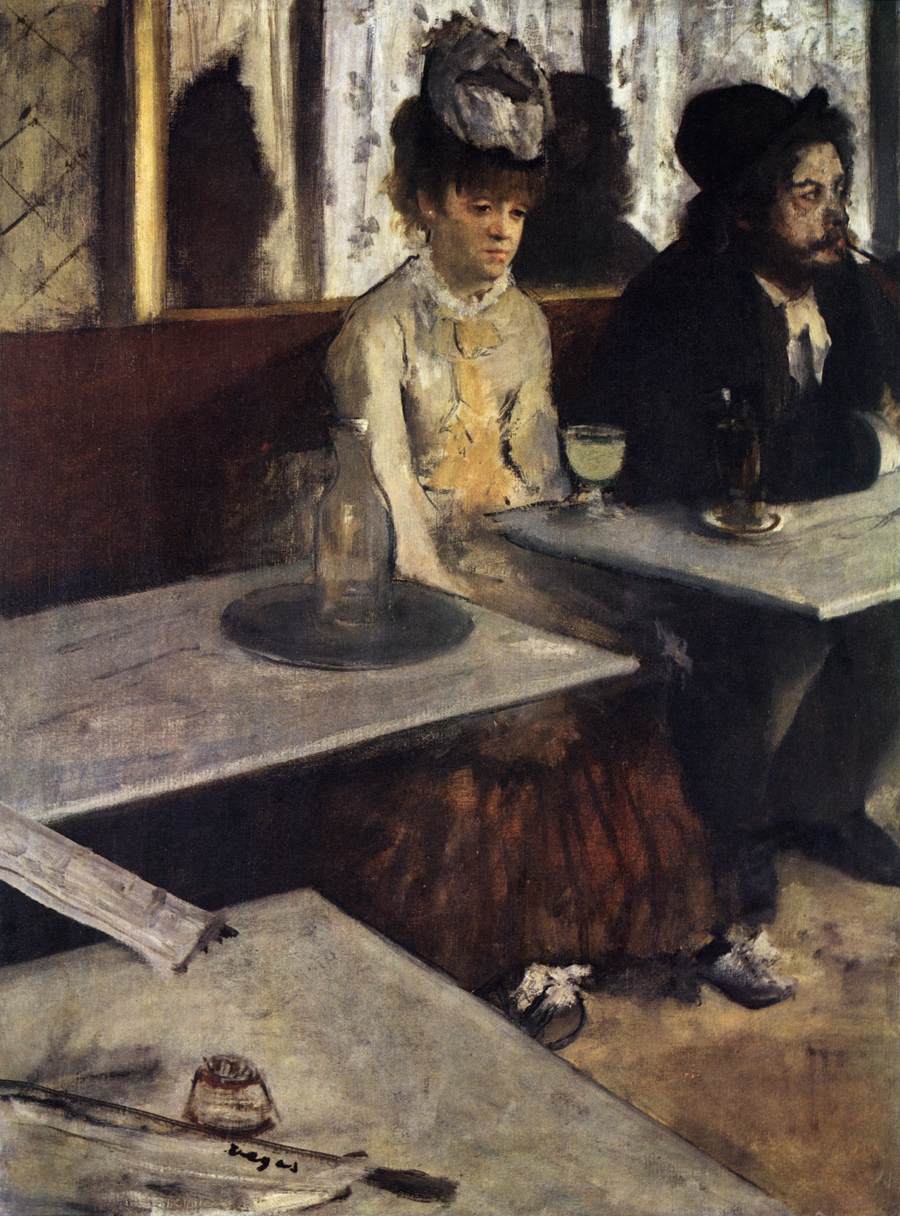 Absinthe Drinkers by DEGAS, Edgar