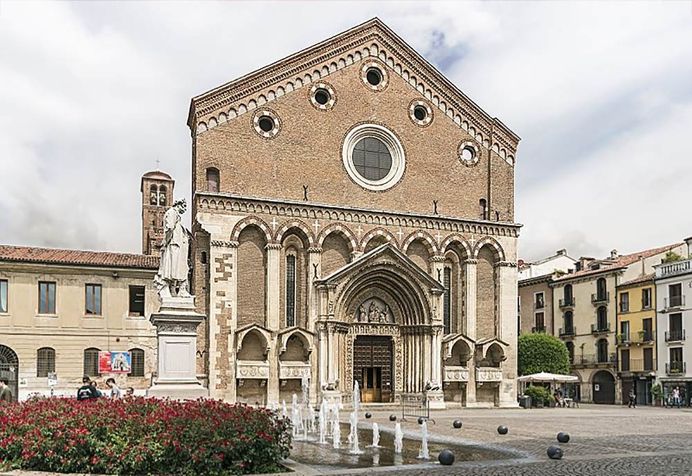 View of the façade by SANTI, Andriolo di Pagano de'