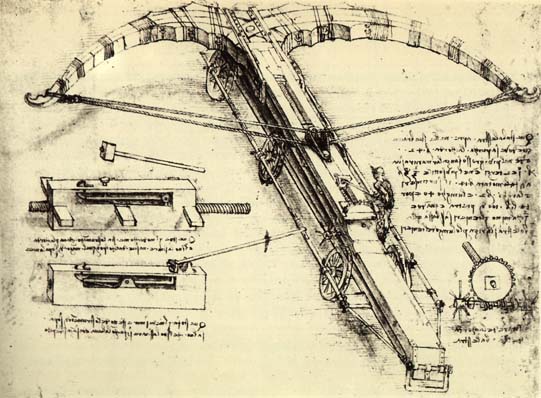 Giant Crossbow by LEONARDO da Vinci