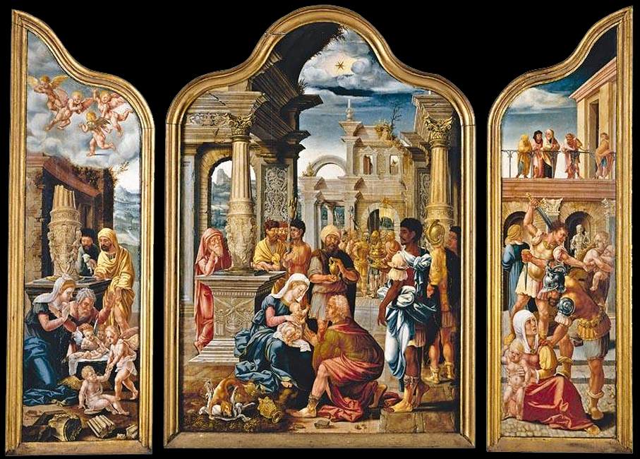 Triptych by LOMBARD, Lambert