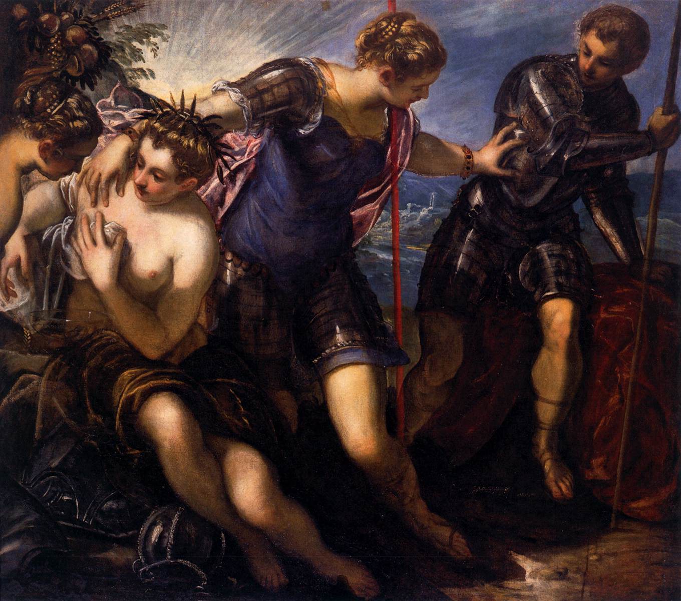 Minerva Sending Away Mars from Peace and Prosperity by TINTORETTO