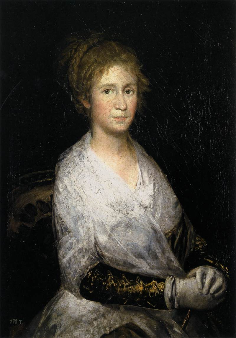 Josefa Bayeu (or Leocadia Weiss) by GOYA Y LUCIENTES, Francisco de