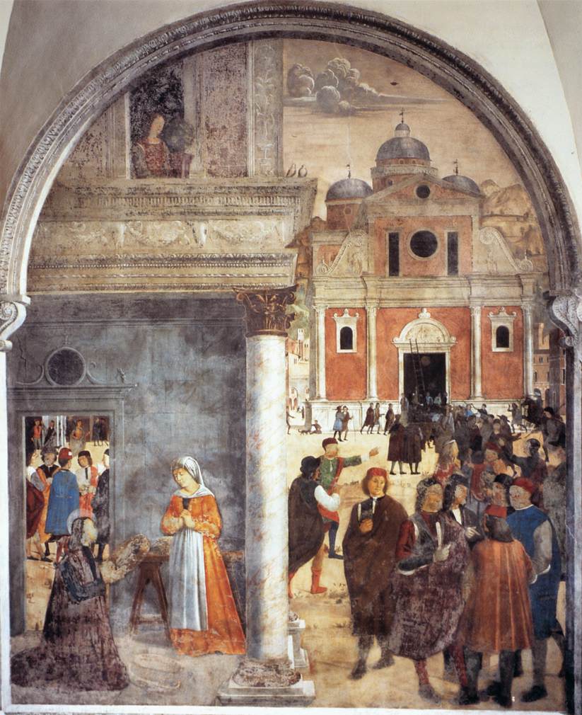 Scene from the Life of St Benedict by SOLARIO, Antonio