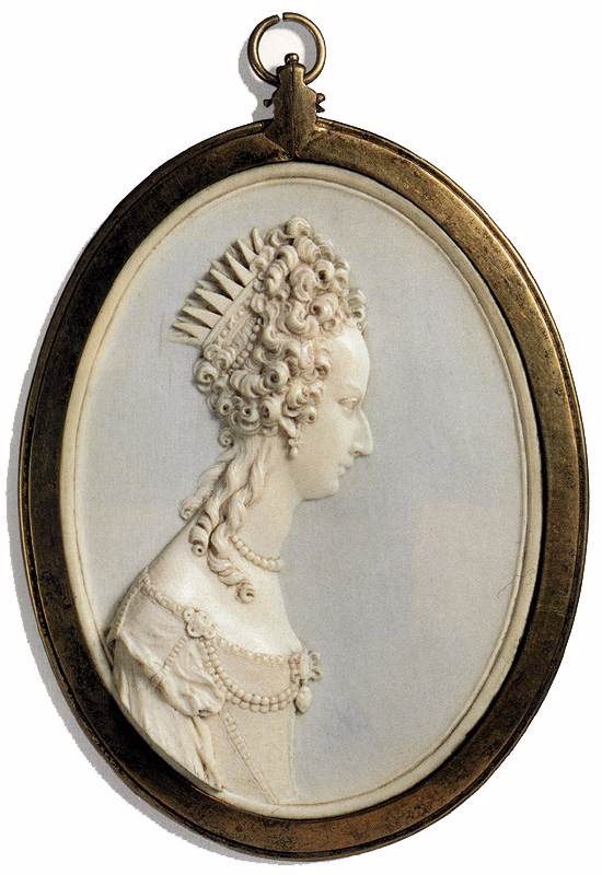 Portrait of Princess Violante of Bavaria by PERMOSER, Balthasar