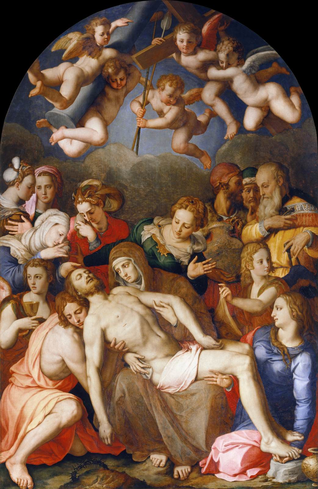 Deposition of Christ by BRONZINO, Agnolo