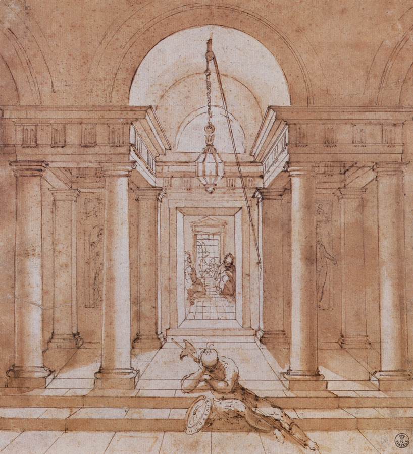 A Soldier before the Cell of St Peter by