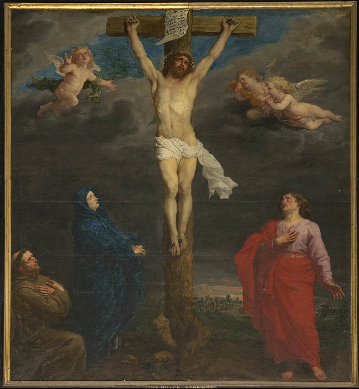 Christ on the Cross by HOECKE, Jan van den