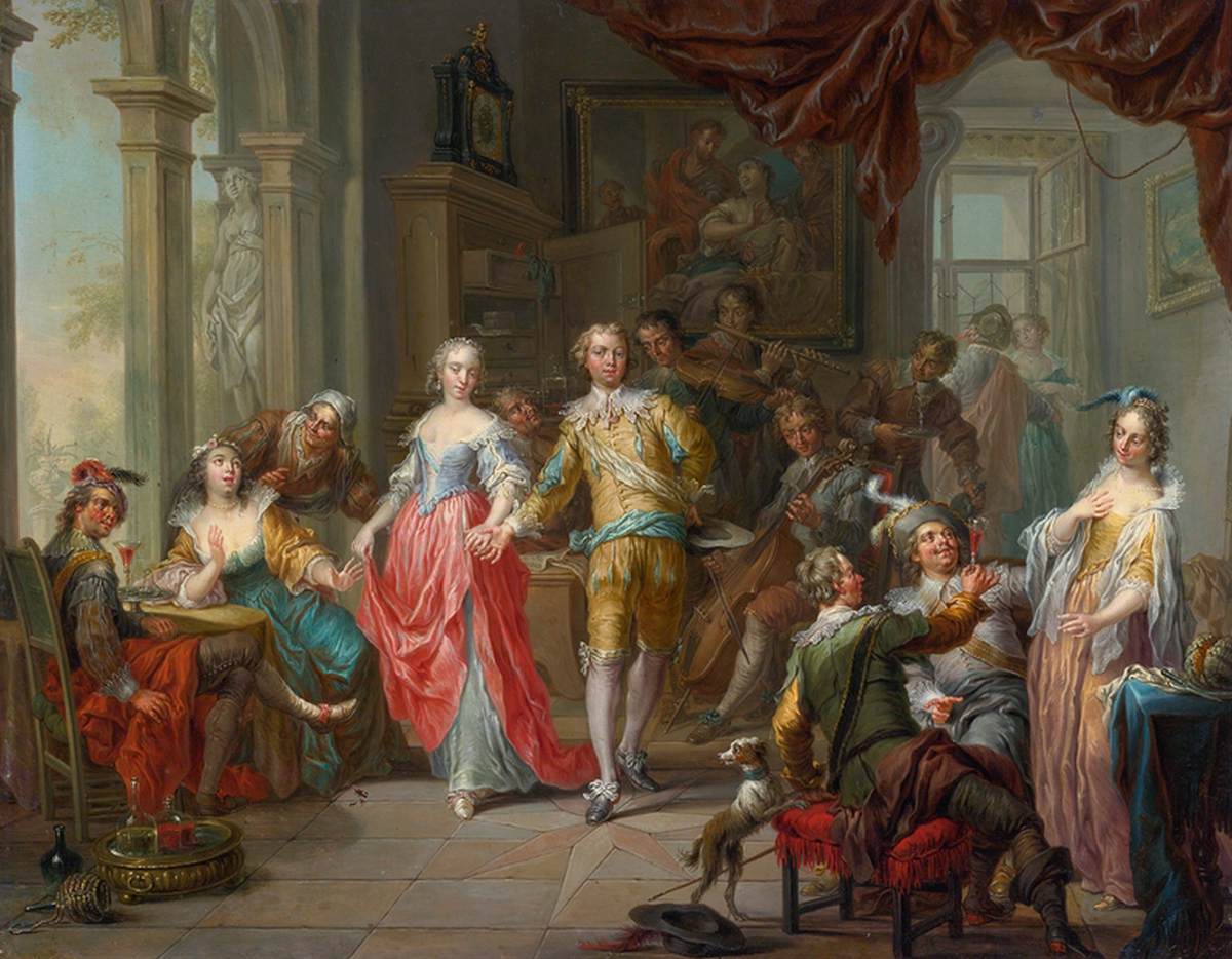 An Elegant Company by JANNECK, Franz Christoph